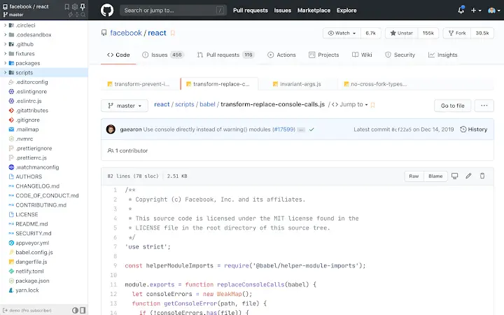 Octotree - GitHub code tree "GitHub Code Organization Simplified with Octotree"