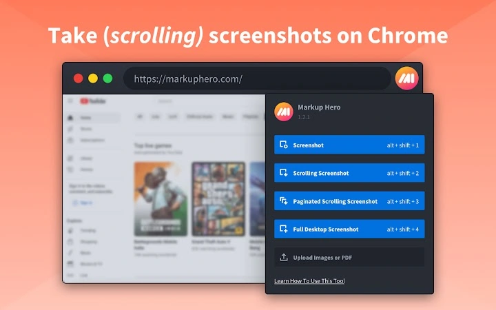 Scrolling Screenshot & Website Annotation App 