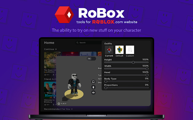 Roblox with extras! - RoBox Plus: Ultimate Roblox Experience