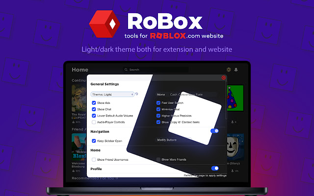 Robox Roblox Chrome Extensioın