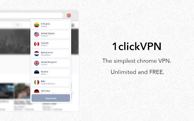 Free VPN for Chrome - VPN Proxy 1clickVPN Free