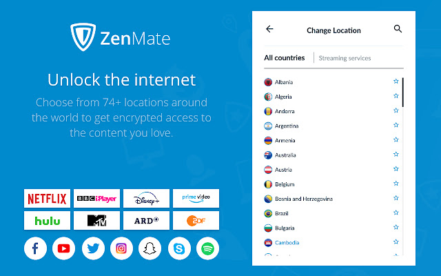 Free VPN ZenMate-Best VPN for Chrome "ZenMate: The Ultimate Free VPN for Chrome"