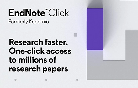 EndNote Click "Revolutionizing Research Methods"