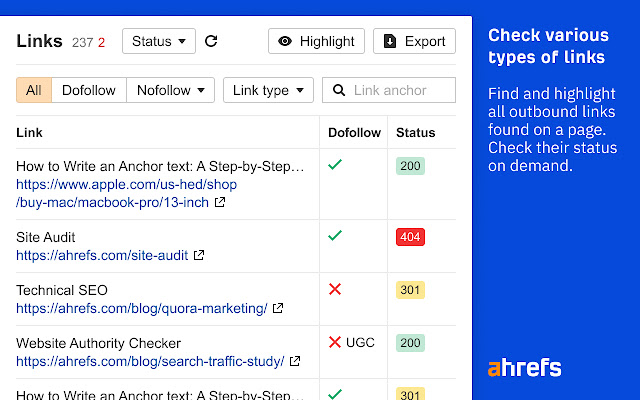 Ahrefs SEO Toolbar: On-Page and SERP Tools Chrome Extension Picture 2