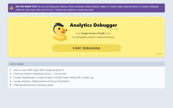 Analytics Debugger "Enhance Your Skills with Analytics Debugger"