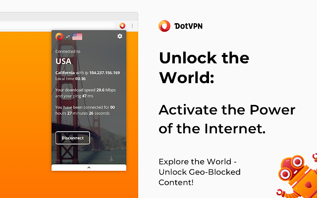 DotVPN: Worldwide Access VPN for Chrome - Global Access VPN DotVPN