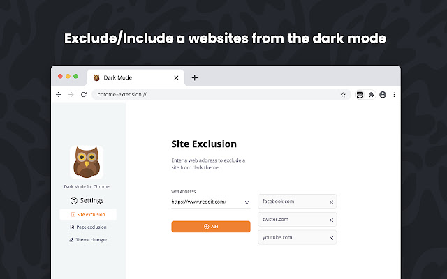 Dark Theme - Dark Reader for Web "Dark Reader: Web Night Mode"