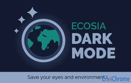 Ecosia Dark-Mode Chrome Extension