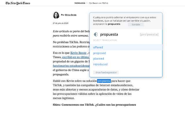 Lingualeo Language Translator Chrome Extension