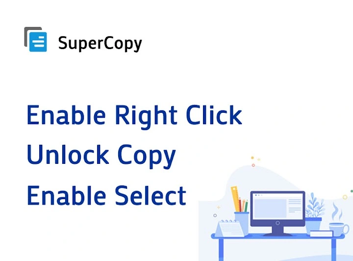 SuperCopy, Allow Right Click and Copy "Enable Right Click and Copy Option"