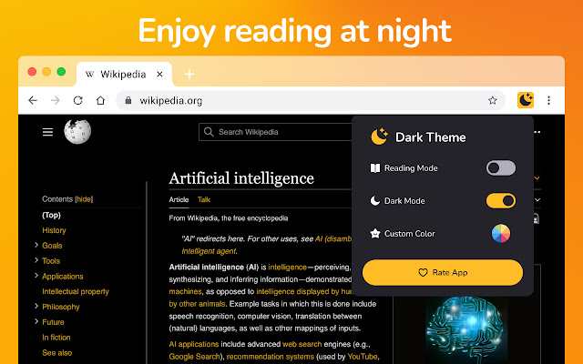 Dark Mode for Web "Night Vision: The Dark Mode Experience"