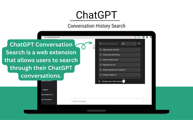 ChatGPT Conversation History Search Chrome Extension